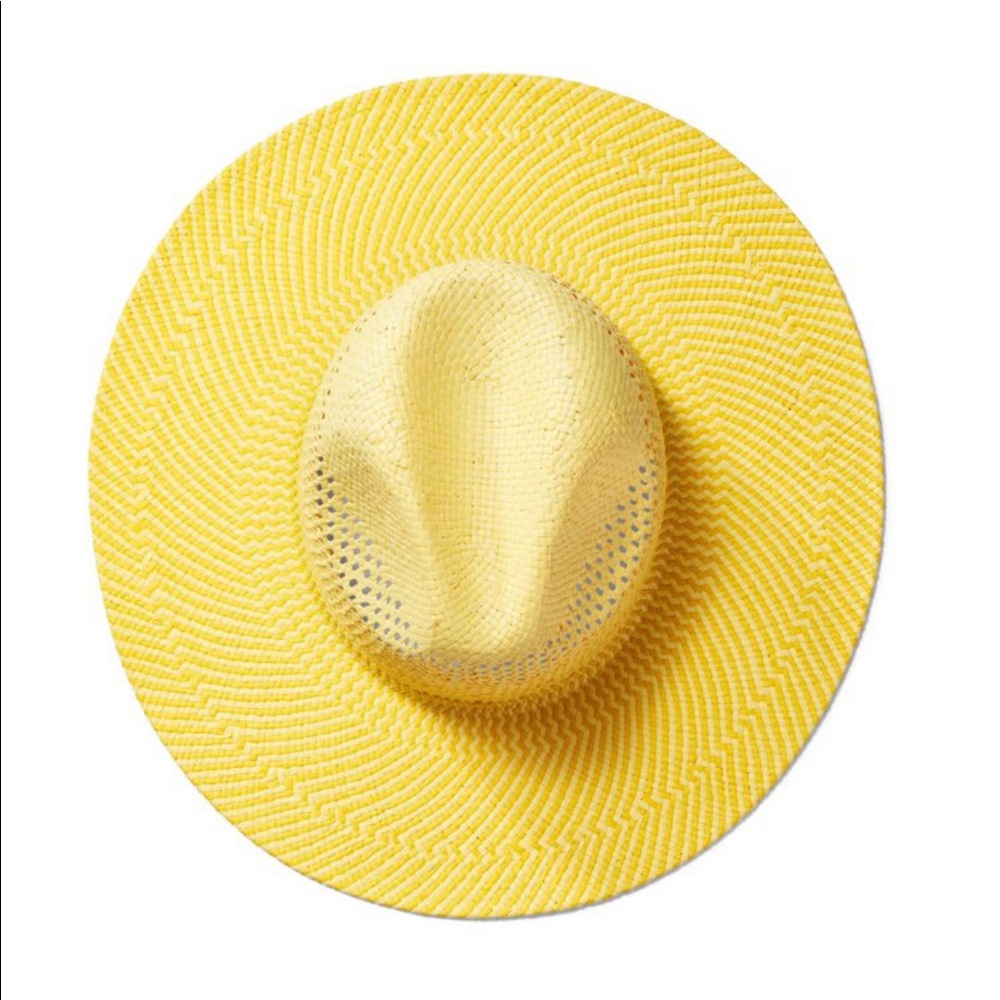 Tabitha brown x Target yellow wicker hat sun nwt